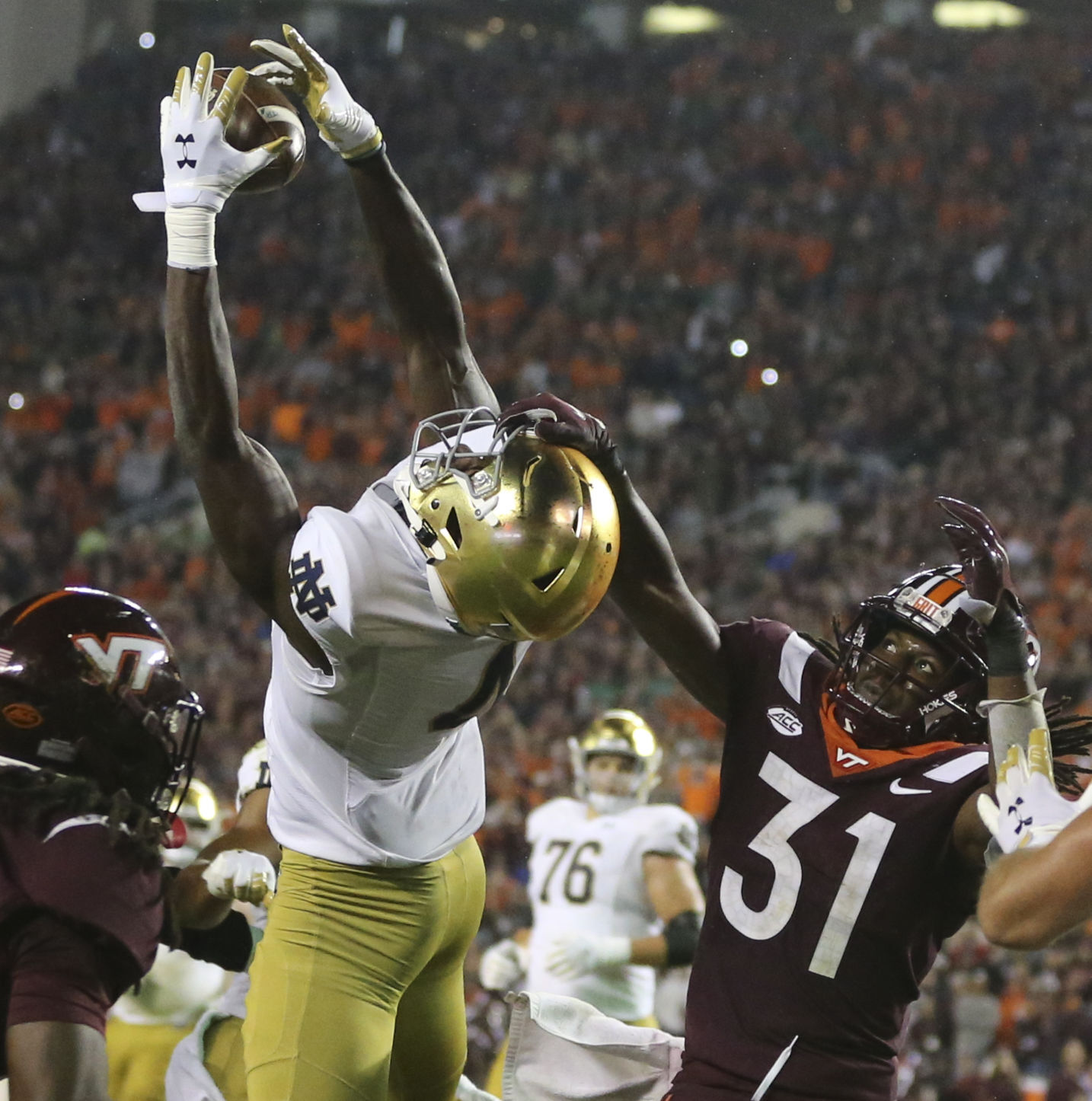 Notre Dame at Virginia Tech football